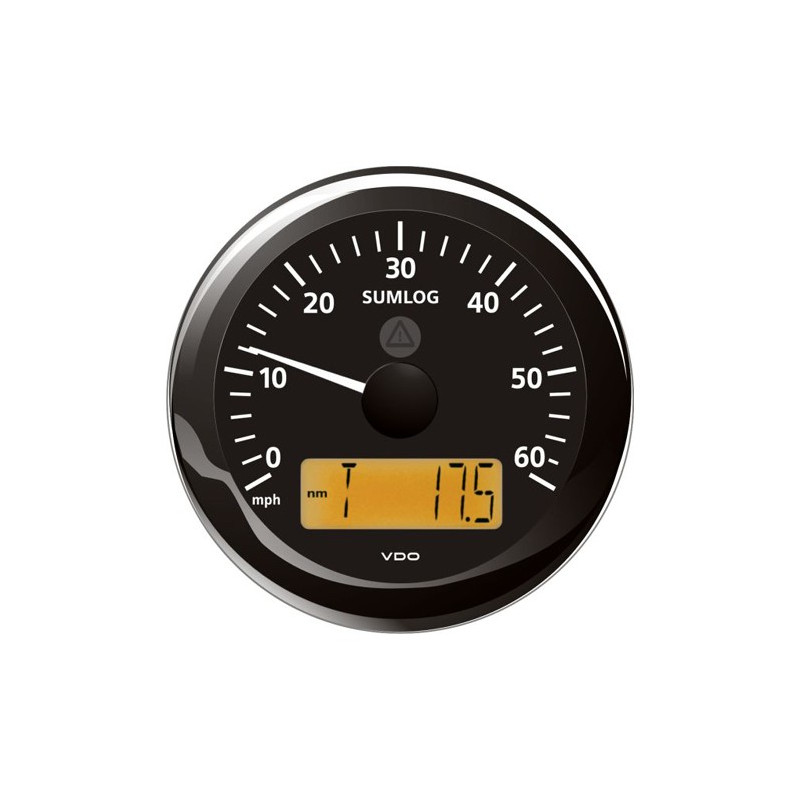 A2C59512406 Veratron ViewLine Sumlog Speed 60mp Black 85mm