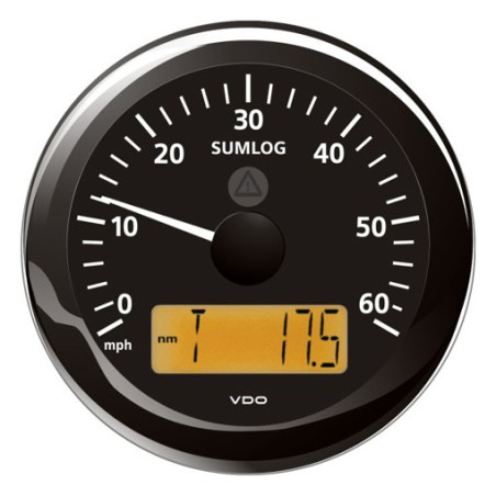 A2C59512406 Veratron ViewLine Sumlog Speed 60mp Black 85mm