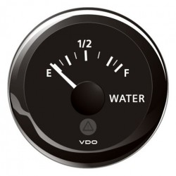 VDO ViewLine Fresh Water Level 3-180 Ohm Black 52mm