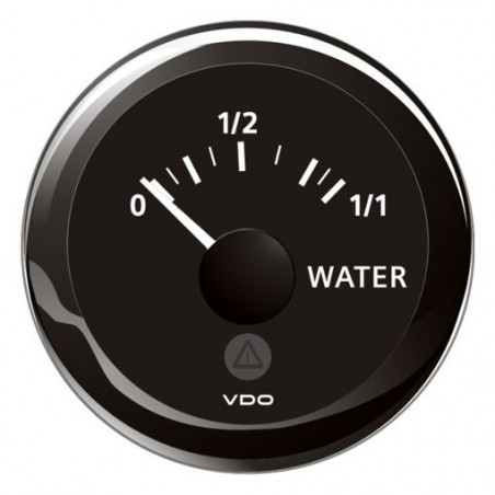 VDO ViewLine Drinkwaterniveau 4-20mA Zwart 52mm