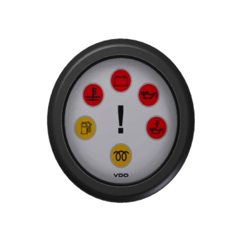 VDO ViewLine Led Cabine Controller Zwart 52mm VDO ViewLine Led Cabine Controller Zwart 52mm