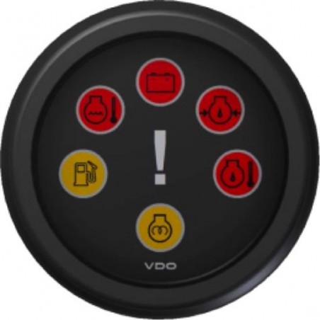 VDO ViewLine Led Motor Controller Zwart 52mm VDO ViewLine Led Motor Controller Zwart 52mm