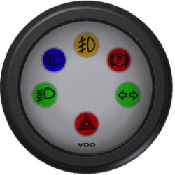 VDO ViewLine Led Motor Controller Zwart 52mm