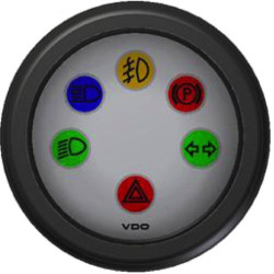 A2C59506160 Veratron ViewLine Led Motor Controller Black 52mm