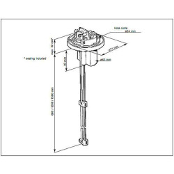 A2C59514806 Veratron ViewLine Drinking Water Level Kit 4-20mA White 52mm