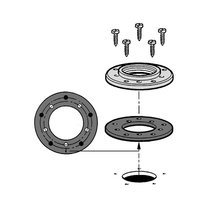 X10-224-000-007 VDO 64mm Mounting Flange
