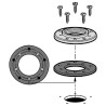 X10-224-000-007 VDO 64mm Mounting Flange