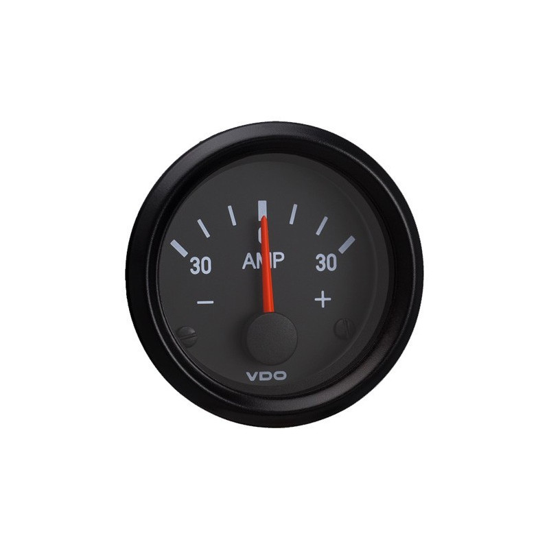 190-037-001C VDO Cockpit International Ammeter 52 mm 30A