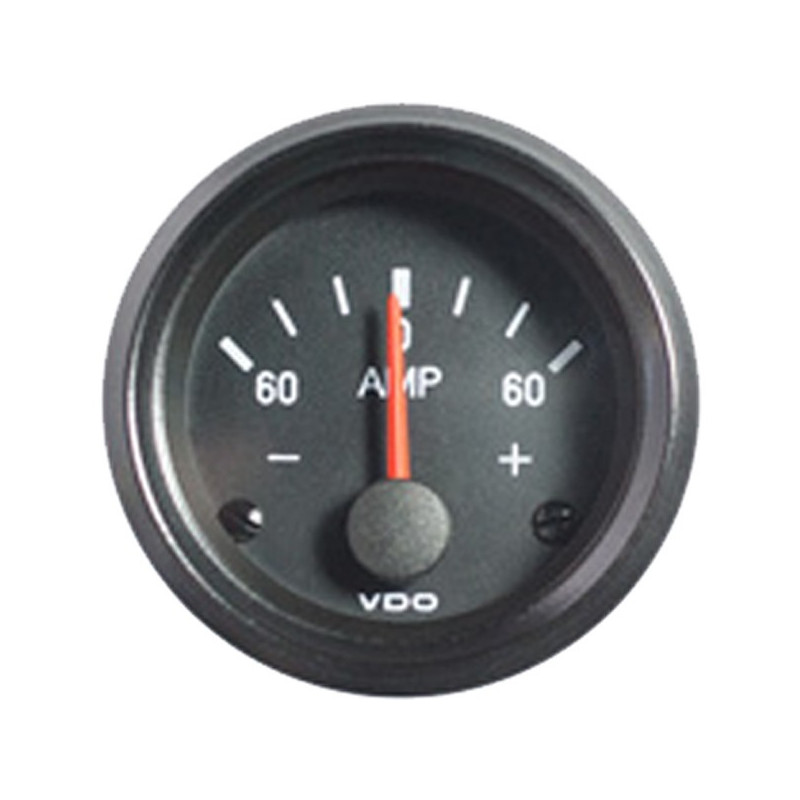190-037-002C VDO Cockpit International Ammeter 52mm 60A