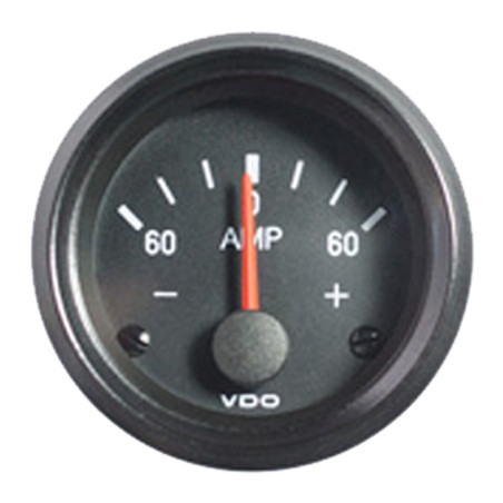 190-037-002C VDO Cockpit International Ammeter 52mm 60A