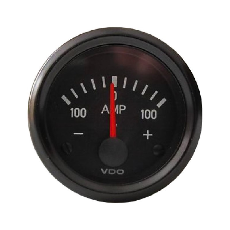 190-037-003G VDO Cockpit International Ammeter 52mm 100A 52mm