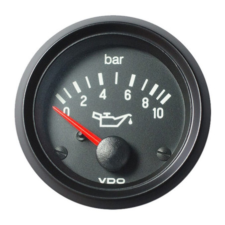 350-030-004C 10 Pieces VDO Cockpit International Engine Oil Pressure 10Bar 52mm 12V