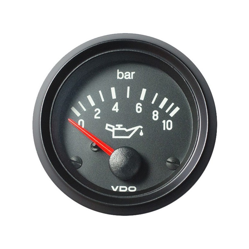 VDO Cockpit International Motoroliedruk 10Bar 52mm 12V VDO Cockpit International Motoroliedruk 10Bar 52mm 12V