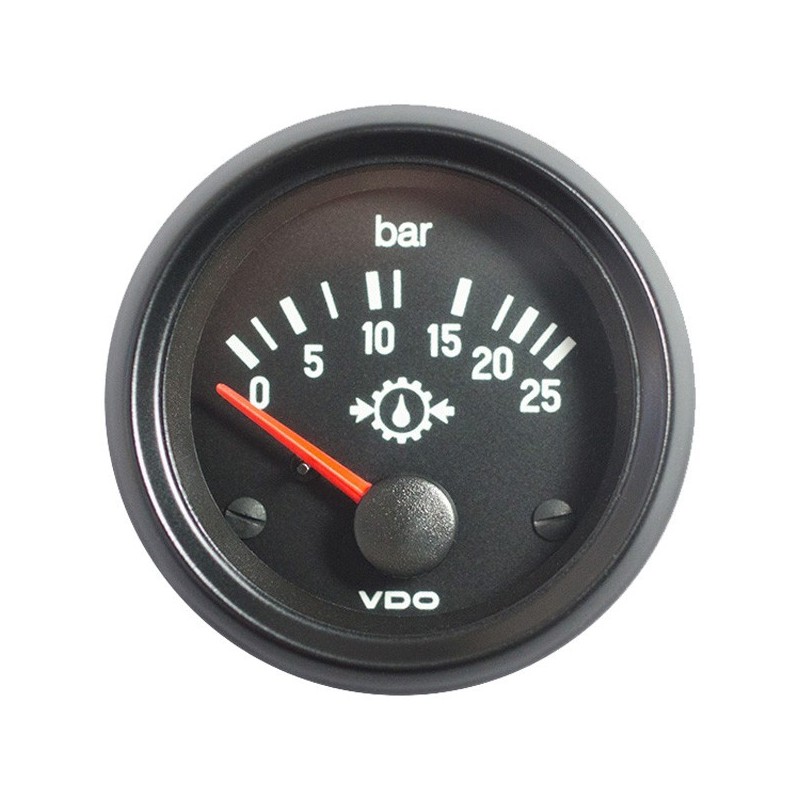 10 Stuks VDO Cockpit International Transmissie oliedruk 25Bar 52mm 12V 10 Stuks VDO Cockpit International Transmissie oliedruk 25Bar 52mm 12V