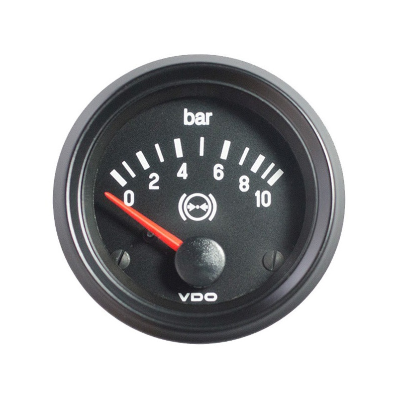 350-040-011G VDO Cockpit International Brake Pressure 10Bar 52mm 24V