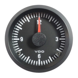 370-214-031-001G VDO Cockpit International Quartz Clock 52mm 12V
