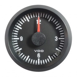 VDO Cockpit International Quartz clock 52mm 12V