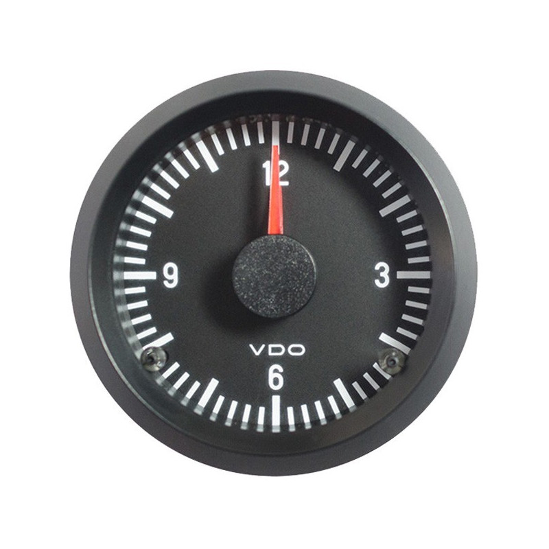 370-214-031-001G VDO Cockpit International Quartz Clock 52mm 12V