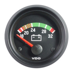 332-040-001C 10 Pieces VDO Cockpit International Voltmeter 18-32V 52mm 24V
