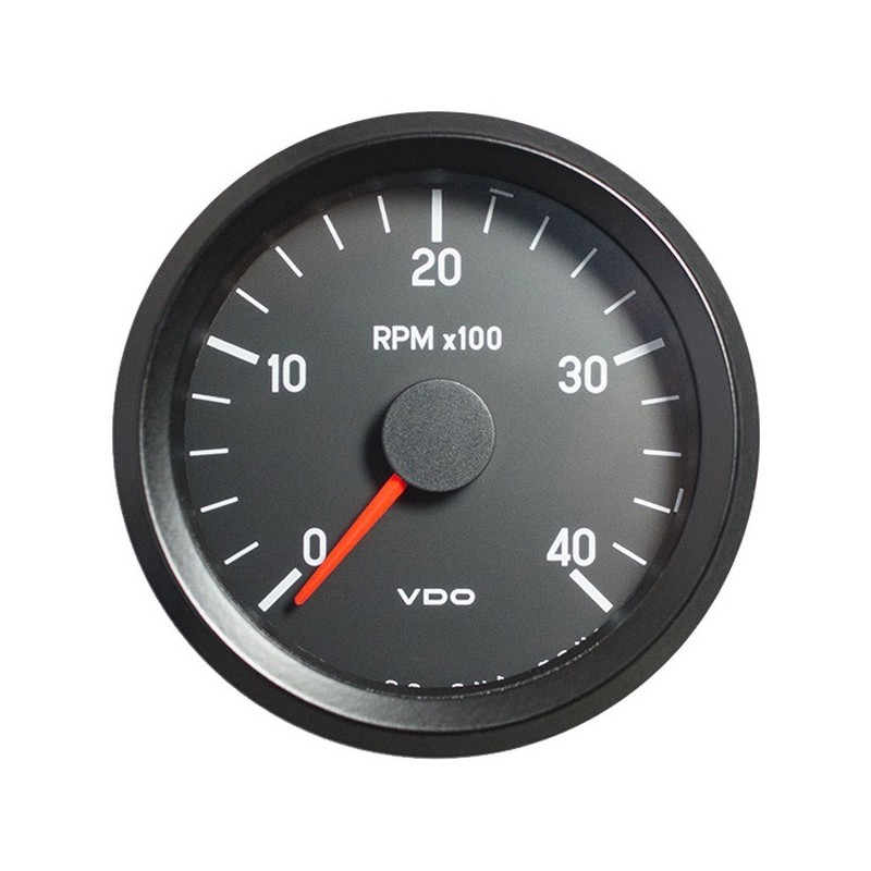 VDO Cockpit International Toerenteller 4.000 RPM 80mm 12V VDO Cockpit International Toerenteller 4.000 RPM 80mm 12V