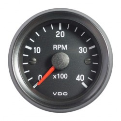 VDO Cockpit International Tachometer 4.000 RPM 52mm 12V