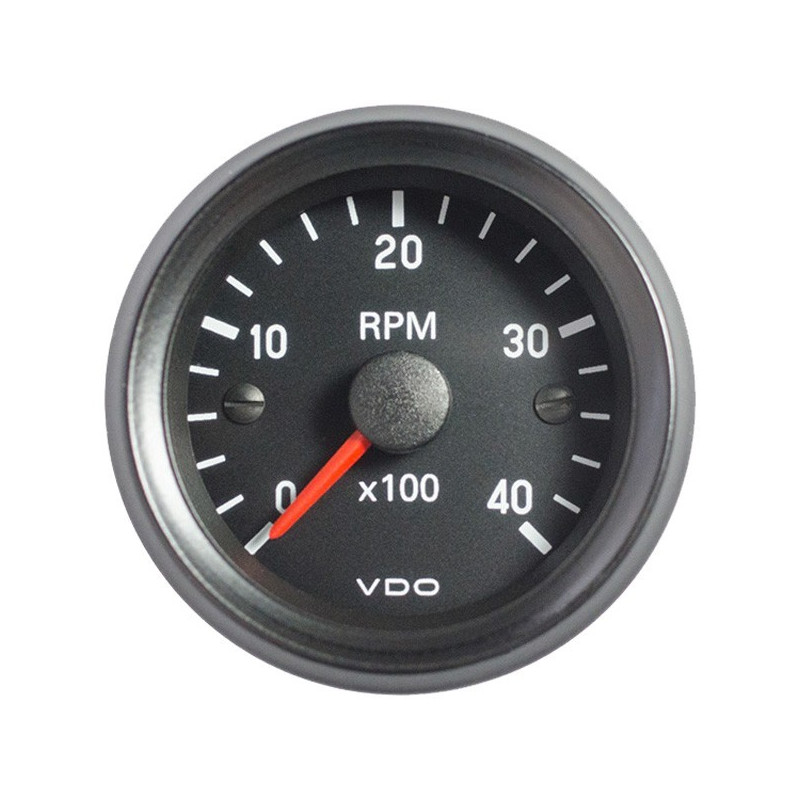 333-035-029G VDO Cockpit International Tachometer 4,000 RPM 52mm 12V