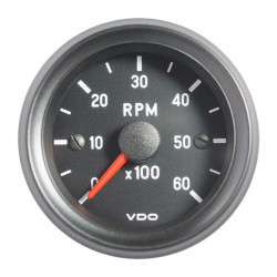 333-035-017C 10 Pieces VDO Cockpit International Tachometer 6,000 RPM 52mm 12V
