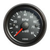 333-035-018G VDO Cockpit International Tachometer 8,000 RPM 52mm 12V