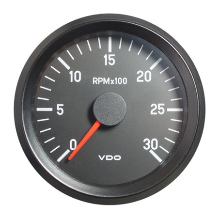 333-045-001G VDO Cockpit International Tachometer 3,000 RPM 80mm 24V