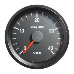 333-045-002G VDO Cockpit International Tachometer 4,000 RPM 80mm 24V