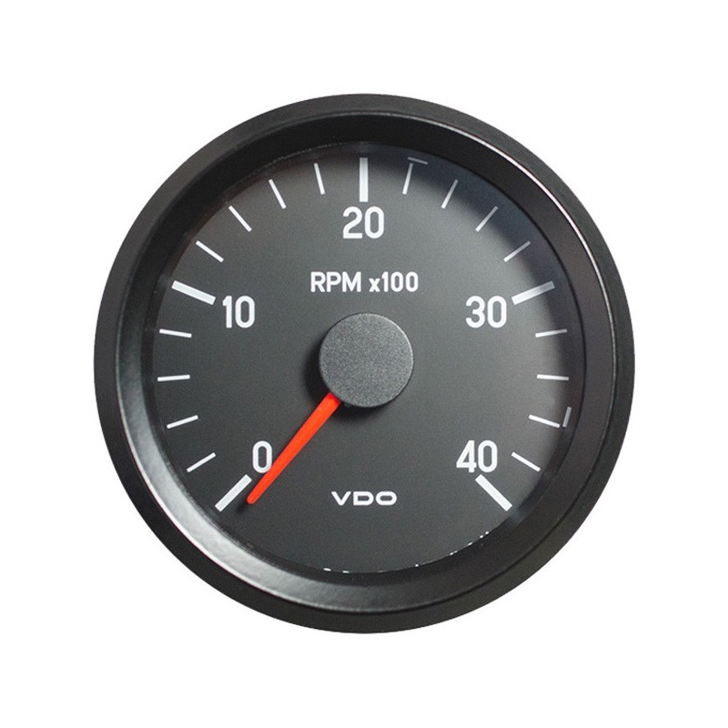 333-045-002G VDO Cockpit International Tachometer 4,000 RPM 80mm 24V