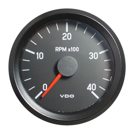 333-045-002G VDO Cockpit International Tachometer 4,000 RPM 80mm 24V