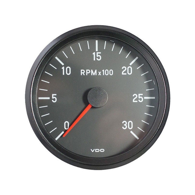 333-065-001G VDO Cockpit International Tachometer 3,000 RPM 100mm 24V