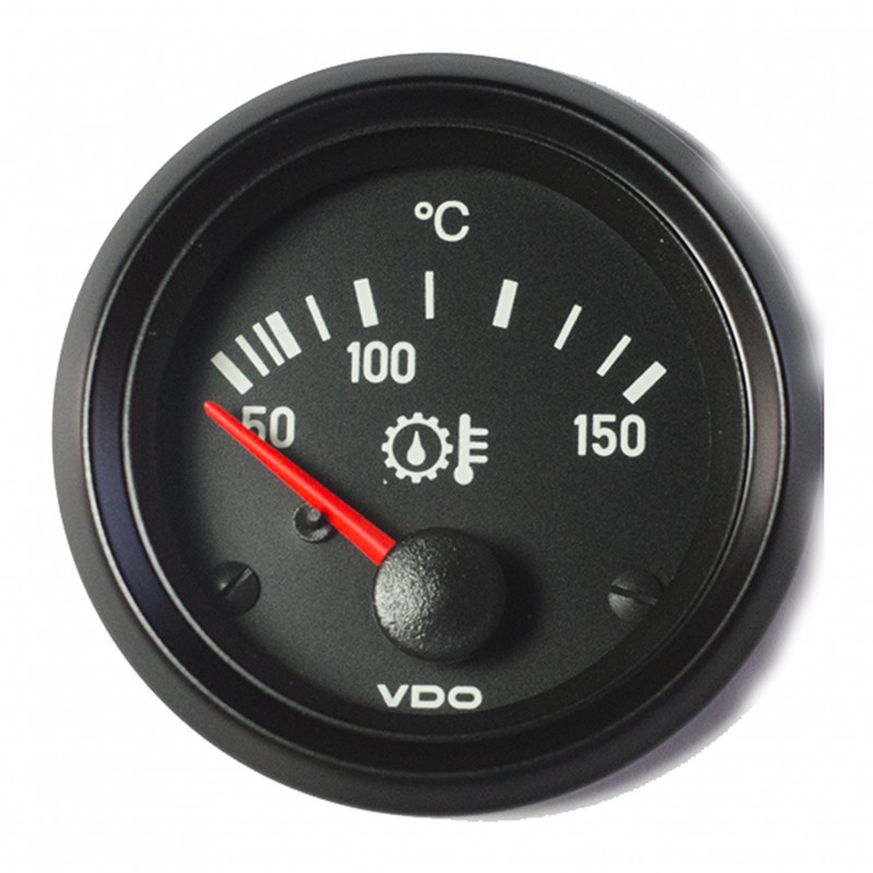 VDO Cockpit International Transmissie olietemperatuur 150°C 52mm 24V VDO Cockpit International Transmissie olietemperatuur 150°C 52mm 24V