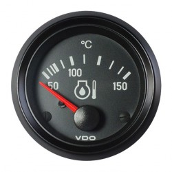 VDO Cockpit International Motor Öltemperatur 150°C 52mm 24V