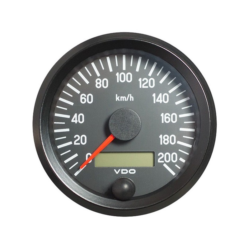 10 Stuks VDO Cockpit International Snelheidsmeter 200 Km/h 80mm 12-24V 10 Stuks VDO Cockpit International Snelheidsmeter 200 Km/h 80mm 12-24V