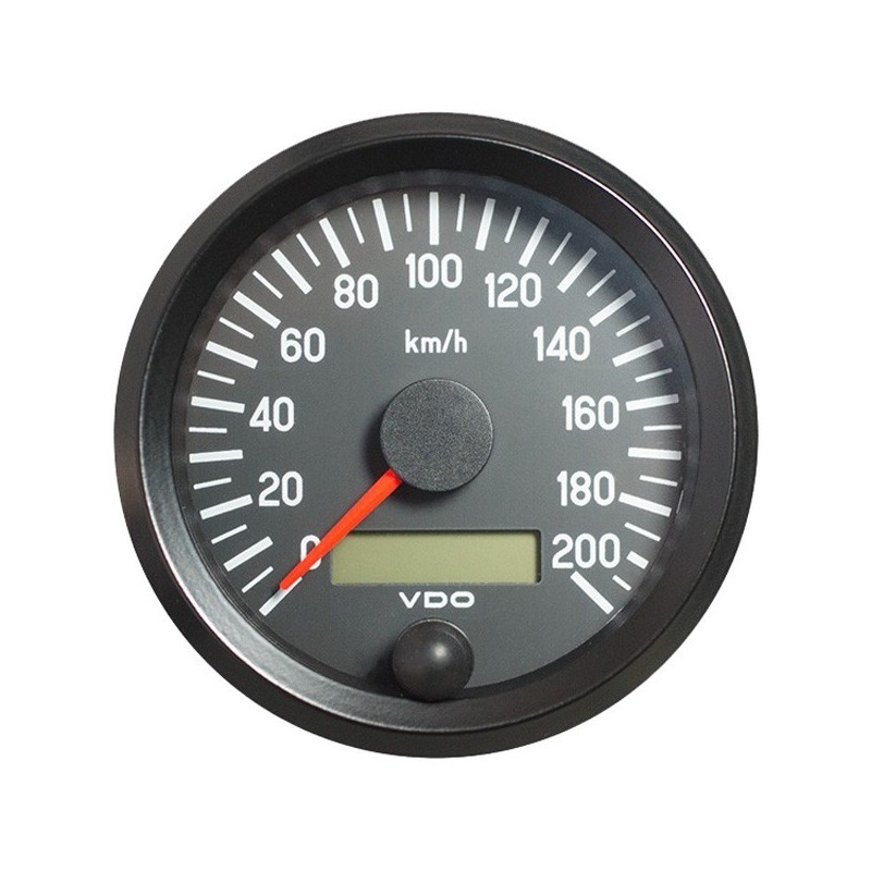 VDO Cockpit International Geschwindigkeitsmesser 200 Km/h 80mm 12-24V