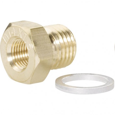 Sensor adapter 1/8" - 27 NPT Female - M14 x 1.5 Male Sensor adapter 1/8" - 27 NPT Female - M14 x 1.5 Male