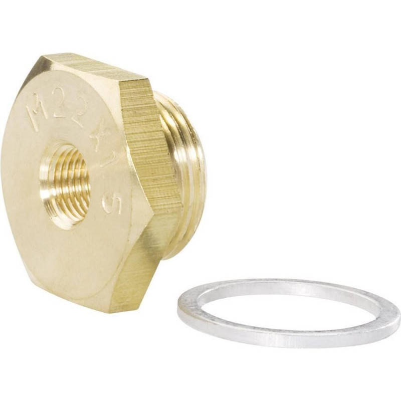 EQ-842222 Sensor adapter 1/8" - 27 NPT Female thread - M22 x 1.5 Male thread