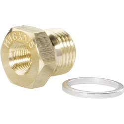 EQ9861-18N-38N Sensor adapter 1/8" - 27 NPT Female thread - 3/8" - 18 NPT External thread