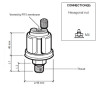 360-081-029-059C VDO Pressure Sensor 0-5 Bar - M18