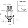 360-081-030-078C VDO Pressure Sensor 0-10 Bar - M14