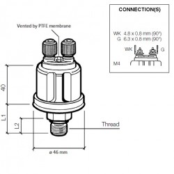 Capteurs de pression: 360-081-053-001C VDO
