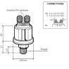 360-081-030-112C VDO Pressure Sensor 0-10 Bar - M10