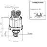360-081-030-154C VDO Pressure Sensor 0-7 Bar - 1/8-27 NPTF