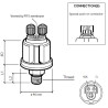 360-081-061-002C VDO Pressure Sensor 0-10 Bar - M14