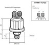 360-081-032-058C VDO Pressure Sensor 0-2 Bar - M18