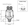 360-081-032-025C VDO Pressure Sensor 0-2 Bar - 1/8-27 NPTF