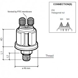 Capteurs de pression: 360-081-038-001C VDO