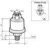 360-081-039-008C VDO Pressure Sensor 0-10 Bar - M14